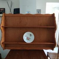 Grande piattaia in legno massello