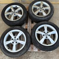 Cerchi Audi 16 + gomme invernali Bridgestone