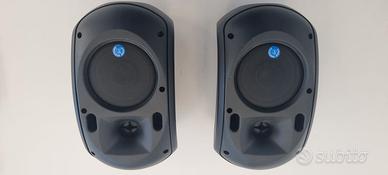 50 w Coppia casse amplificate Bee Five con cavi