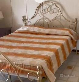 Struttura letto matrimoniale ferro battuto