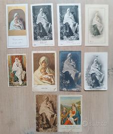 Lotto 10 Immaginette Sacre Regina Pacis - Barabino