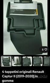 Tappeti originali Renault Captur 2013/19