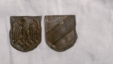 coppia di scudetti coloniali tedeschi ww2 