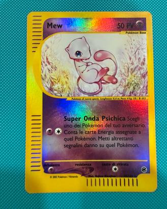 Mew Expedition 19/165 italiano holo reverse