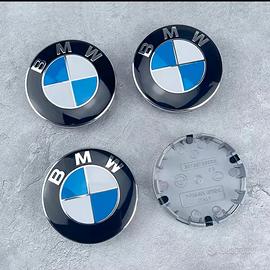 Coprimozzi BMW 68mm – Set 4 Pezzi – Logo Bmw