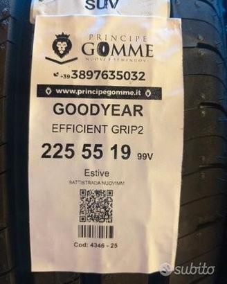 2 gomme 225 55 19 goodyear a4346