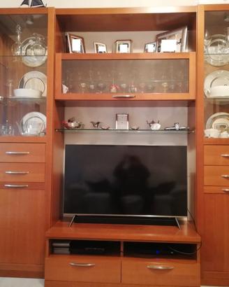 Parete attrezzata legno