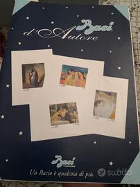 litografia serie baci d'autore