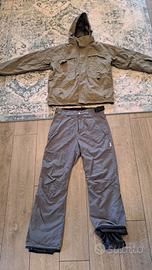 Completo sci snowboard M tuta giacca pantalone 
