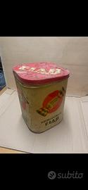 Scatola di latta vintage Elah