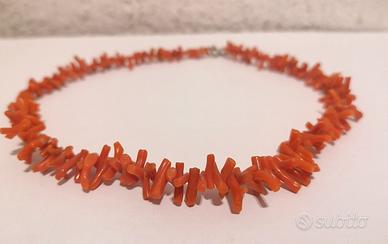 collana in corallo rosso 