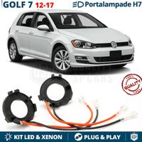 ADATTATORI montaggio KIT LED H7 per VW GOLF 7 VII