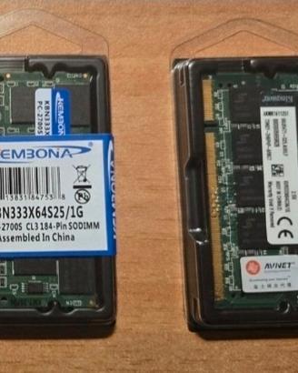 RAM PC2700 200Pin 333 MHz  x Laptop e Flyboox V33i