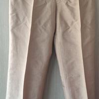 pantalone seta oro marella