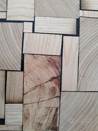 coffee table artigianale in legno e resina