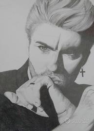 Ritratto a matita George Michael