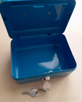 Cassetta di sicurezza con 2 chiavi