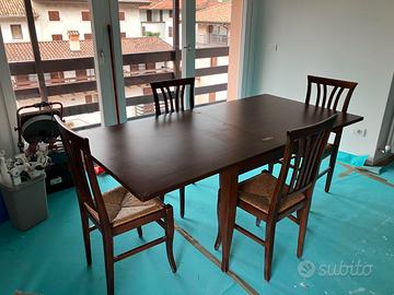 tavolo legno pieghevole