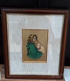 Capezzale camera da letto in oro