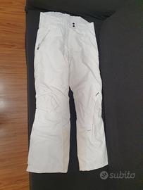 Pantaloni sci bianchi wedze donna