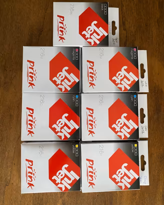 7 cartucce  Ink Jet colore