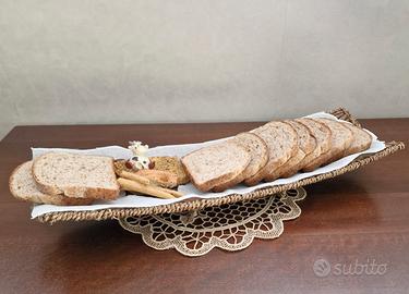 Cestino portapane e grissini decorato 
