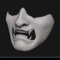 Ghost of Yotei mask maschera cosplay assembly kit