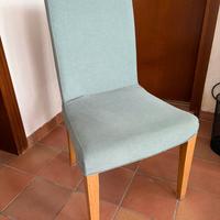 Sedia in legno imbottita