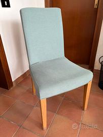 Sedia in legno imbottita