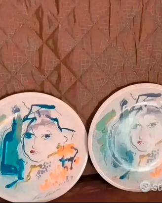 PIATTI IN CERAMICA “ COPPIA.”