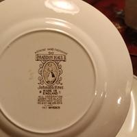 Set 4 piattini vintage inglesi Johnson Bros Haddon