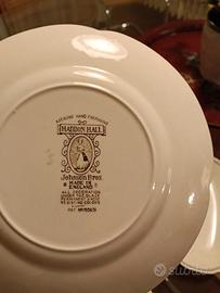 Set 4 piattini vintage inglesi Johnson Bros Haddon
