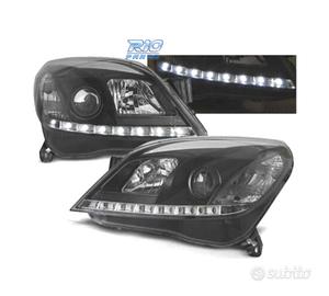 FARI OPEL ASTRA H 04-09 LUCE DIURNA A LED FONDO NE