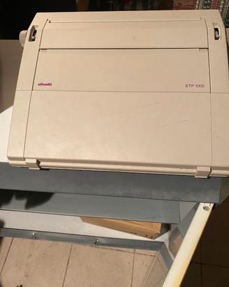 Macchina da scrivere elettrica Olivetti ETP 1000