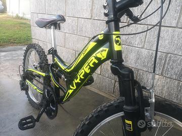 Mountain Bike 20" Vyper-Cambio e full suspension