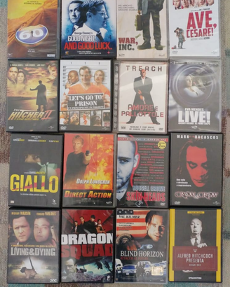 DVD Azione, thriller, horror, cartoni animati