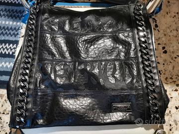 Borsa nera in ecopelle Charro