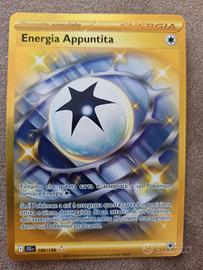 Pokémon carta Energia Appuntita Gold Secret Rare 