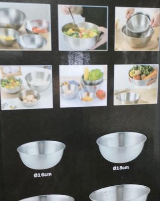 Set Scodelle da  cucina