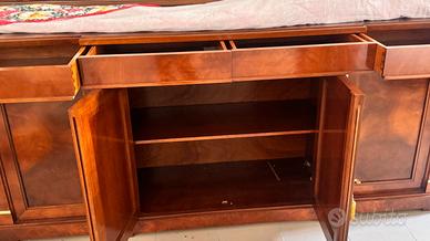 Mobile da sala anni ’70 in piuma di mogano