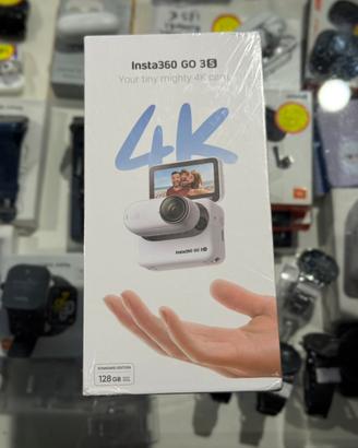 Insta360 GO 3S Fotocamera Azione 4K 128GB Bianca