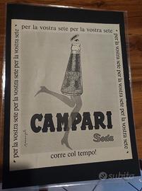 pubblicità campari Orginale del 1967