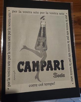 pubblicità campari Orginale del 1967