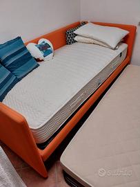 letto singolo con letto aggiuntivo 