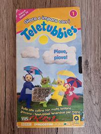 VHS originale de Teletubbies piove piove la nr 1