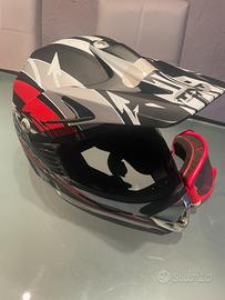 Casco moto enduro