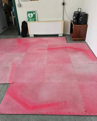 70 Pezzi di Pavimentazione gommata 63x63x1 cm