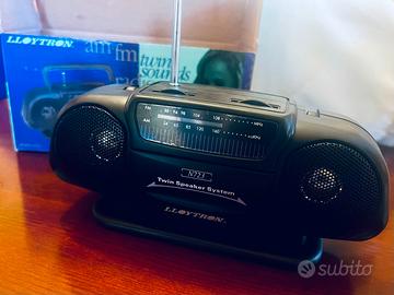 Radio Portatile Lloytron Twin Sound N723 Nera