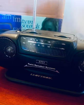 Radio Portatile Lloytron Twin Sound N723 Nera