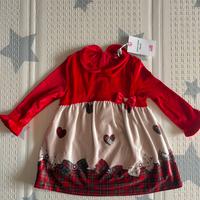 Vestito Original Marines 6/9 mesi rosso